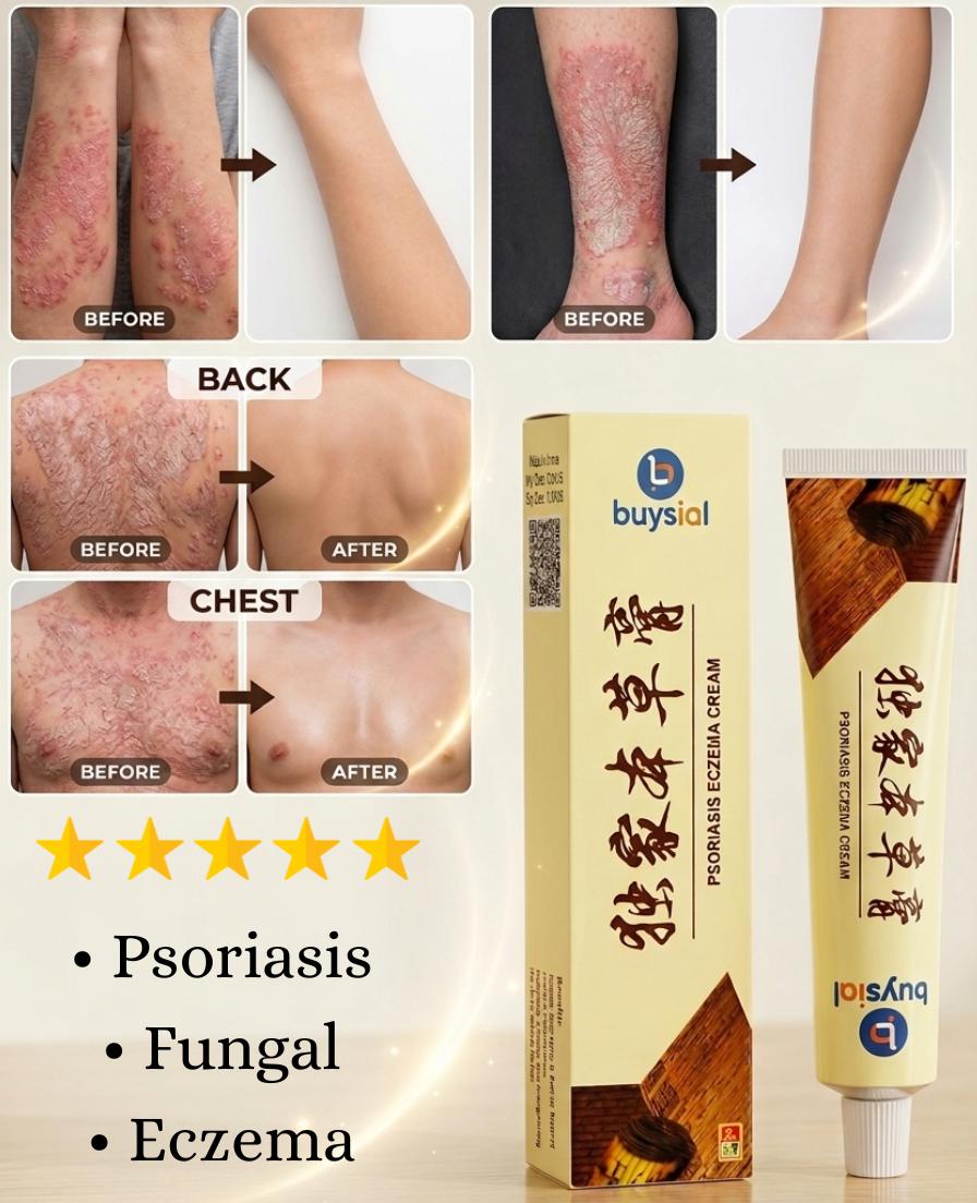 Buysial yellow Psoriasis, Fungal & Eczema Relief Cream