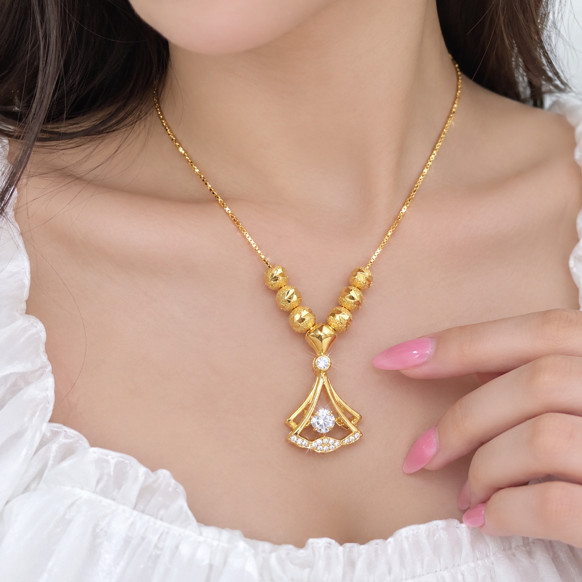 24K Gold Plated Pendant – Elegant & Stylish Jewelry