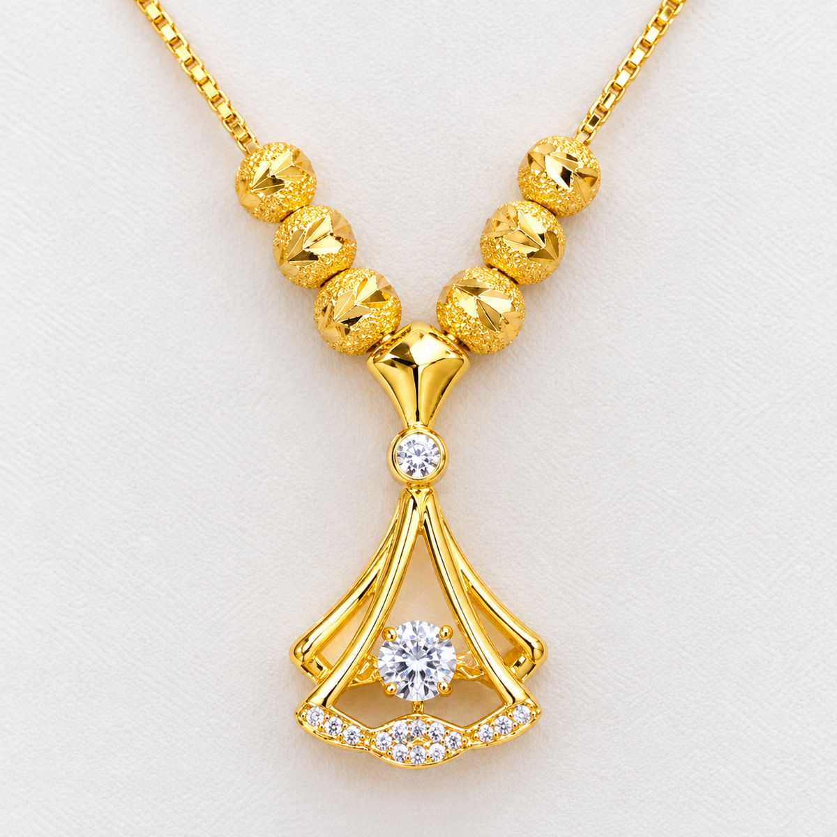 24K Gold Plated Pendant – Elegant & Stylish Jewelry